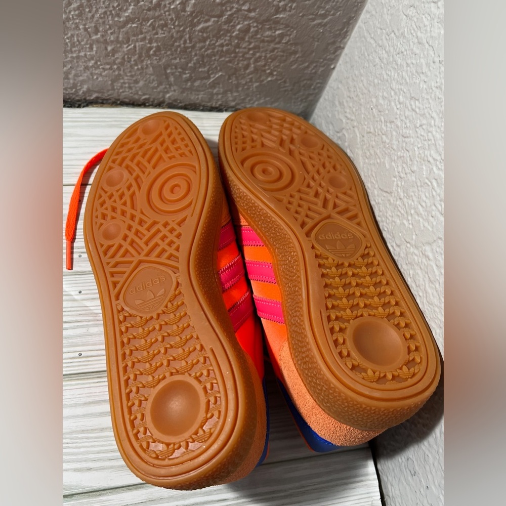 Adidas handball spezial women’s sneaker shoes Orange Pink size 5.5 JH5659 - Picture 7 of 12